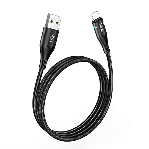USB дата кабель Lightning, HOCO, U93, 1.2m, черный