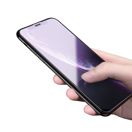 Защитное стекло на iPhone XS Max/11 Pro Max (A5), HOCO, New 3D quick-adhesive anti-blue ray tempered glassr , черное