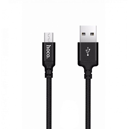 USB Кабель Micro, HOCO, X14, черный