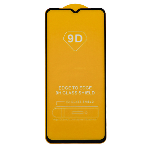 Защитное стекло на Infinix Note 30i, 9D, прозрачное с черной рамкой, X-CASE