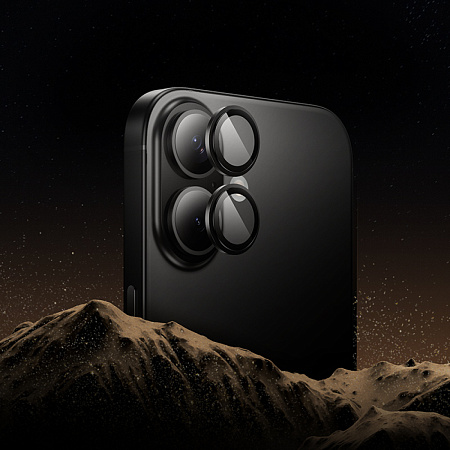 Защитное стекло для iPhone 17, V14, HOCO, на заднюю камеру, черный