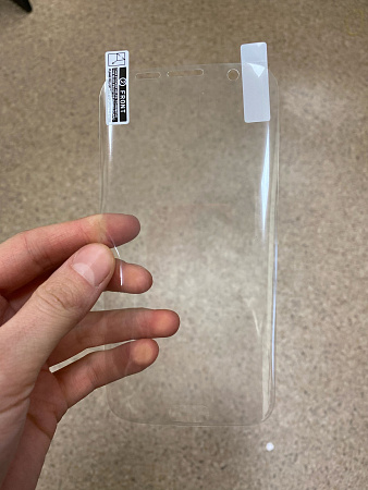 Защитная пленка на Samsung G935, Galaxy S7 Edge, front+back, с загибом, глянцевая