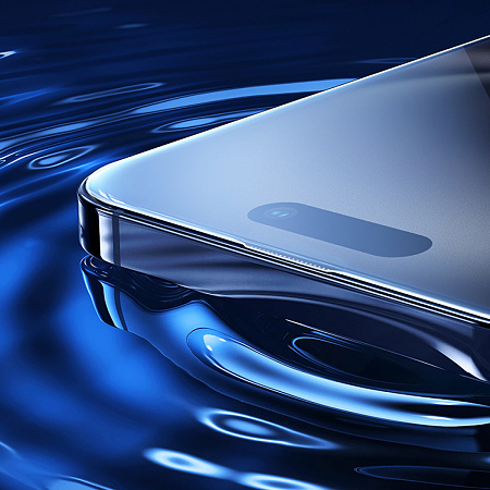 Защитное стекло для iPhone 15 Plus/16 Plus, G777, HOCO, anti-static, черное