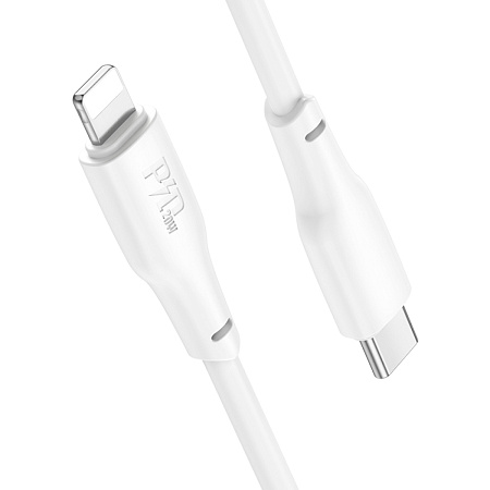 Кабель Lightning to Type-C (PD), HOCO, X93, 2м, 20W, белый