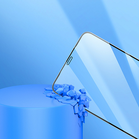 Защитное стекло на iPhone XR/11 (G777), HOCO, anti-static, черное