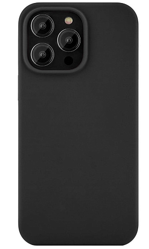 Чехол-накладка для iPhone 14 Pro Max, Silicon Case, без лого, черный