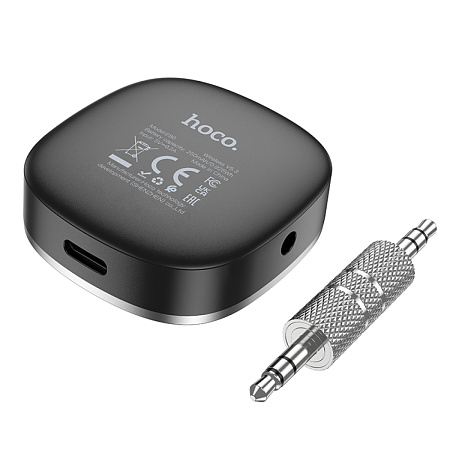 Bluetooth Receiver, E80, HOCO, черный