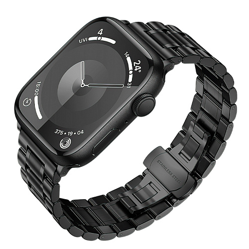 Ремешок на руку для Apple Watch 38/40/41/42 мм, HOCO, WA32, стальной, черный