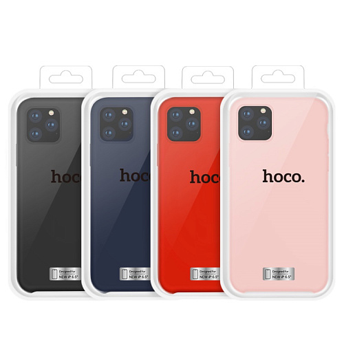 Чехол силиконовый для IPhone 11 Pro Max, Pure series , HOCO, синий