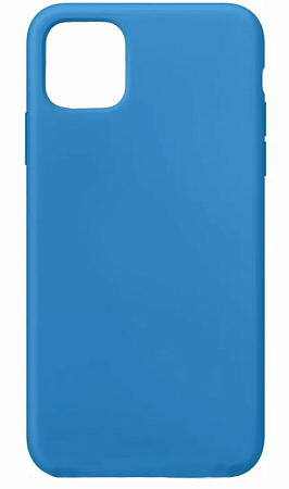 Чехол - накладка для iPhone 11, Silicon Case, без лого, синий