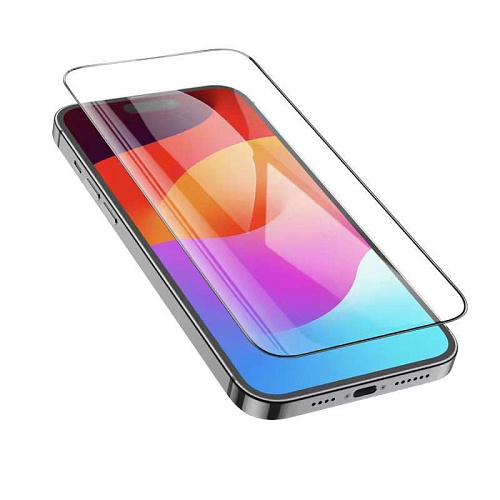 Защитное стекло для iPhone 15 Pro Max, G14, HOCO, Guardian shield series full-screen HD tempered glass, черное
