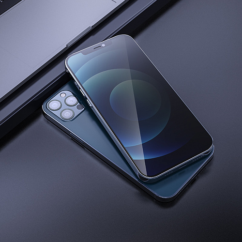 Защитное стекло на iPhone 12 (6.1)/12 Pro (6.1) G15, HOCO, Guardian shield series full-screen anti-spy, черное