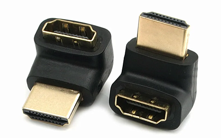 Переходик с HDMI (мама) на HDMI (папа), уголок
