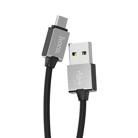 USB Кабель Micro, HOCO, U49, черный