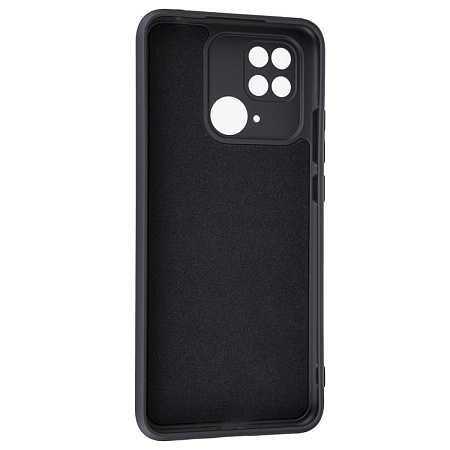 Чехол силиконовый для Xiaomi Redmi 10C/Poco C40, good quality, с защитой камеры, X-CASE, черный