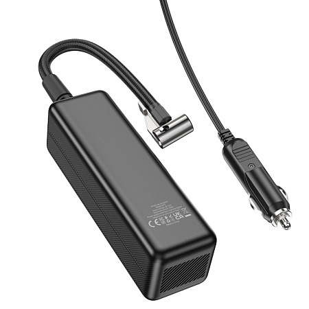 Автомобильный насос ZP5, HOCO, с дисплеем, вес: 510г, черный