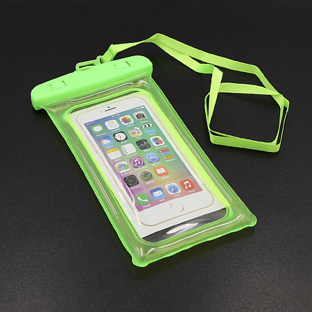 Чехол универсальный влагоустойчивый с надувным бортиком, зеленый