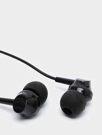 Проводные наушники M14 Universal Earphone, вакуумные с микрофоном, HOCO, черные