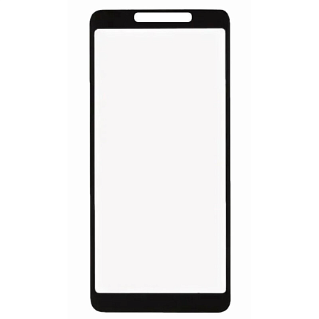 Защитное стекло на ZTE Blade A31 Plus, черное, X-CASE