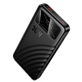 Универсальный Доп. Аккумулятор 10000mAh, Q42, HOCO, 1 PD 30W+1 USB 22.5W, ультра тонкий, черный