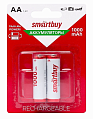 Батарейки аккумуляторные комплект 2 штуки R06 AA (1000mAч) SMARTBUY
