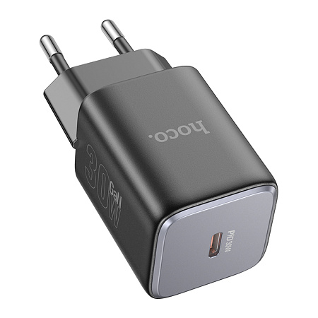 Сетевое зарядное устройство, 1 PD 30W (N43), HOCO, черный