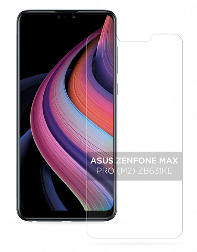 Защитное стекло на Asus ZB631KL, ZenFone Max Pro (M2), прозрачное, X-CASE