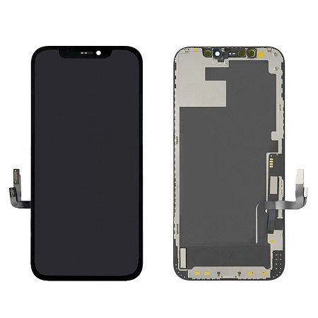 Дисплей iPhone 12 / 12 PRO в сборе с тачскрином (черный), LCD INCELL GC