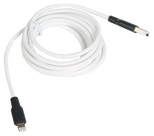 USB дата кабель Lightning, HOCO, X21 Plus, 2М, силиконовый, черно-белый