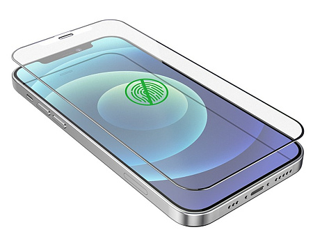 Защитное стекло на iPhone 12 mini (5.4) A28, HOCO, Full screen matte super clear anti-fingerprint, черное