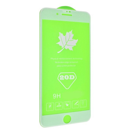 Защитное стекло на iPhone 7/8/SE (2020), 20D, белое, X-CASE