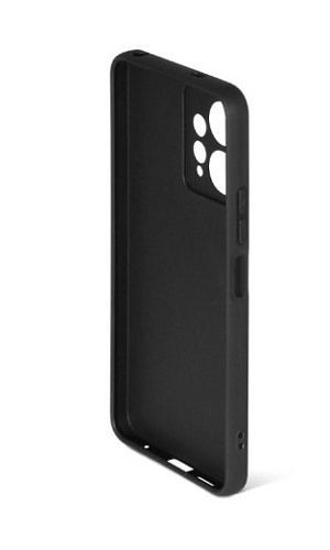 Чехол силиконовый для Xiaomi Redmi Note 12 (4G), с защитой камеры, X-CASE, черный