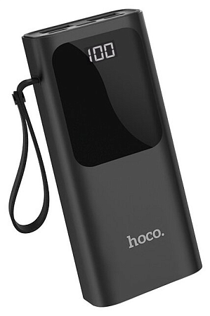 Универсальный Доп. Аккумулятор 10000mAh, J41, с диплеем, HOCO, черный