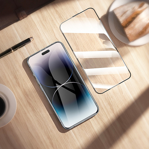 Защитное стекло для iPhone 14 Pro Max, A777, HOCO, HD, черное