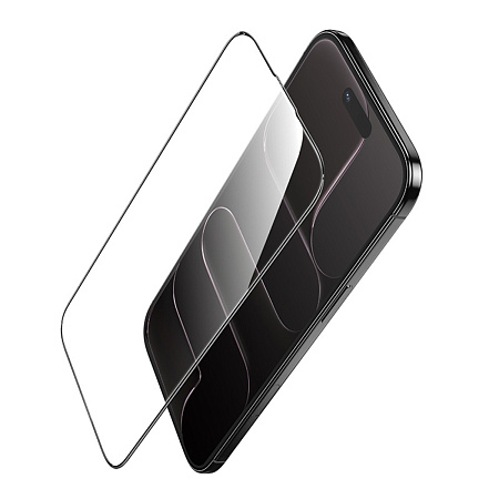 Защитное стекло для iPhone 17 Air, A777, HOCO, HD, рамка черная