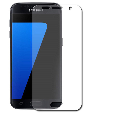 Защитная пленка на Samsung G935, Galaxy S7 Edge, front+back, с загибом, глянцевая