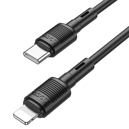 Кабель Lightning to Type-C (PD), HOCO, X83, 1м, черный