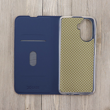 Чехол-книжка для Huawei NOVA Y70 PLUS/NOVA Y70/enjoy 50/enjoy 60, X-CASE, боковой, синий