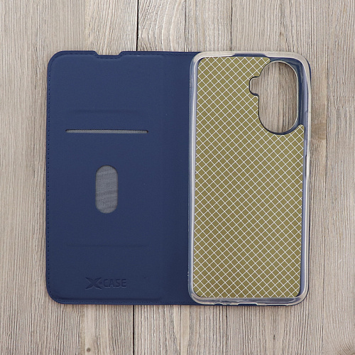 Чехол-книжка для Huawei NOVA Y70 PLUS/NOVA Y70/enjoy 50/enjoy 60, X-CASE, боковой, синий