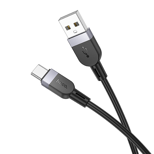 Usb кабель Type-C, HOCO, X109, силиконовый, 1м, черный
