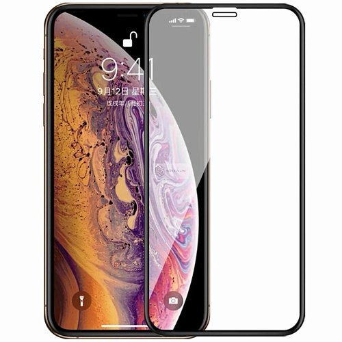 Защитное стекло на iPhone XS Max/11 Pro Max (6.5), Silk Screen Full Glue, черный, X-CASE
