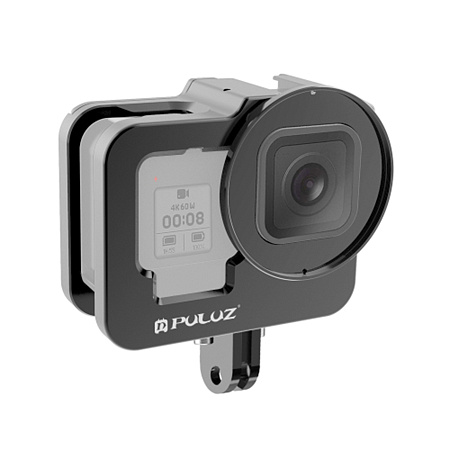 Защитный противоударный чехол для GoPro HERO 13/12/11/10/9, PULUZ, из алюминиевого сплава, черный