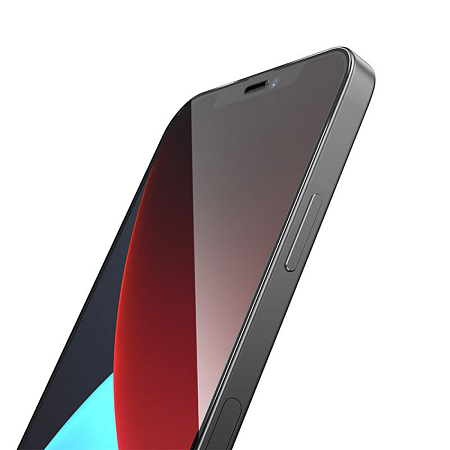 Защитное стекло на iPhone 12 Pro Max (6.7) G1, HOCO, Flash attach full screen silk screen, черное