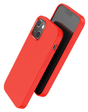 Чехол силиконовый для iPhone 13 (6.1), Pure series, HOCO, красный