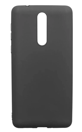 Чехол силиконовый для Nokia 8, черный