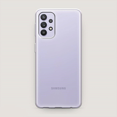 Чехол силиконовый для Samsung Galaxy A32 (4G), X-CASE, прозрачный