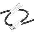 Кабель Type-C на Type-C, HOCO, X104, 1м, 60W, черный
