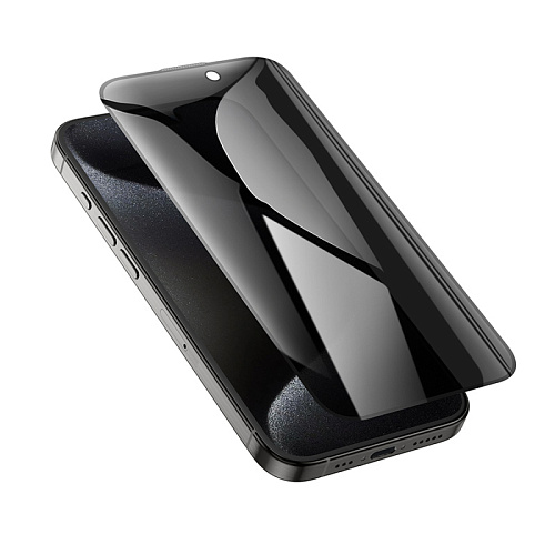 Защитное стекло для iPhone 15/16, A38, HOCO, 360-degree Privacy, черное