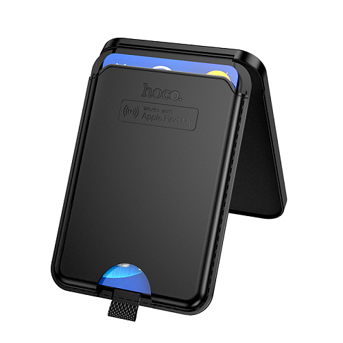 Устройство для поиска вещей E91I, синхронизация с IOS, Носо, в виде магнитного чехла для карты, черный