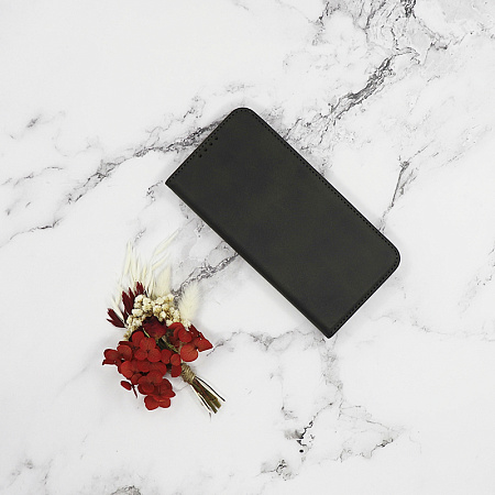 Чехол-книжка для Samsung Galaxy A24 (4G), боковой, черный